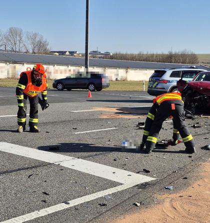 Hasiči ve Zlínském kraji zasahovali u dvou nehod