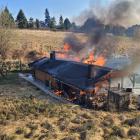 Požár zahradního domku v Orlové